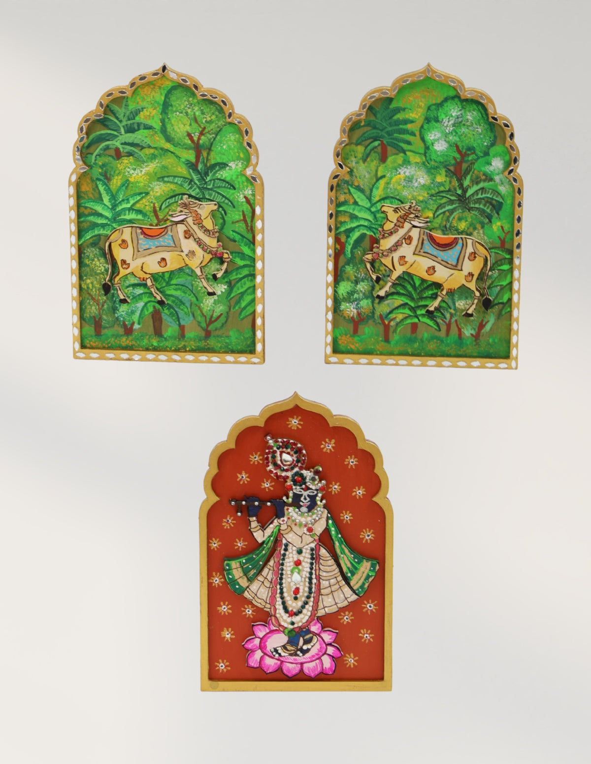 Krishna's Grove Wall Decore Set