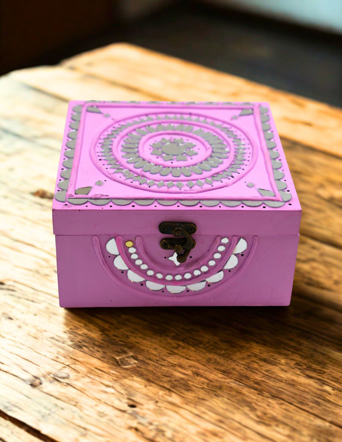 The Gulabi Aaina Mirror-Work Keepsake Box