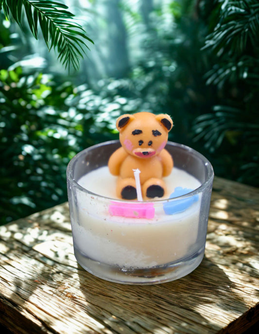 Baby Shower teddy candel