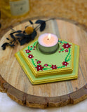 Hexagonal Candle Stand.