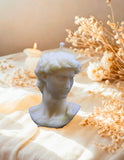 Greek God Scultued Candel
