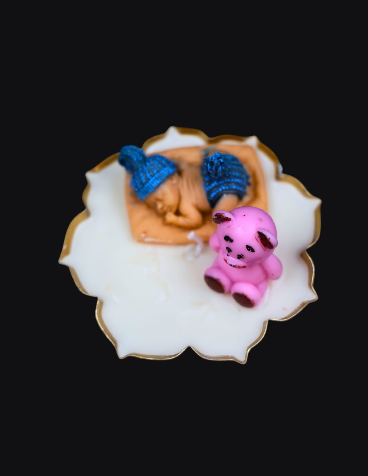 Baby Boy baby shower candel