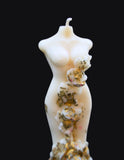 Golden Bloom Goddess Candle