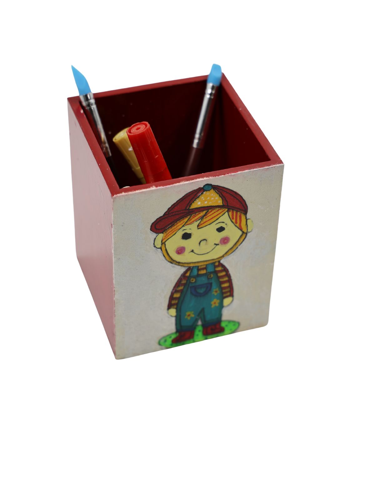 Smiley Boy Pen Stand