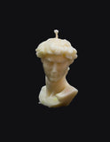 Greek God Scultued Candel