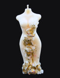 Golden Bloom Goddess Candle