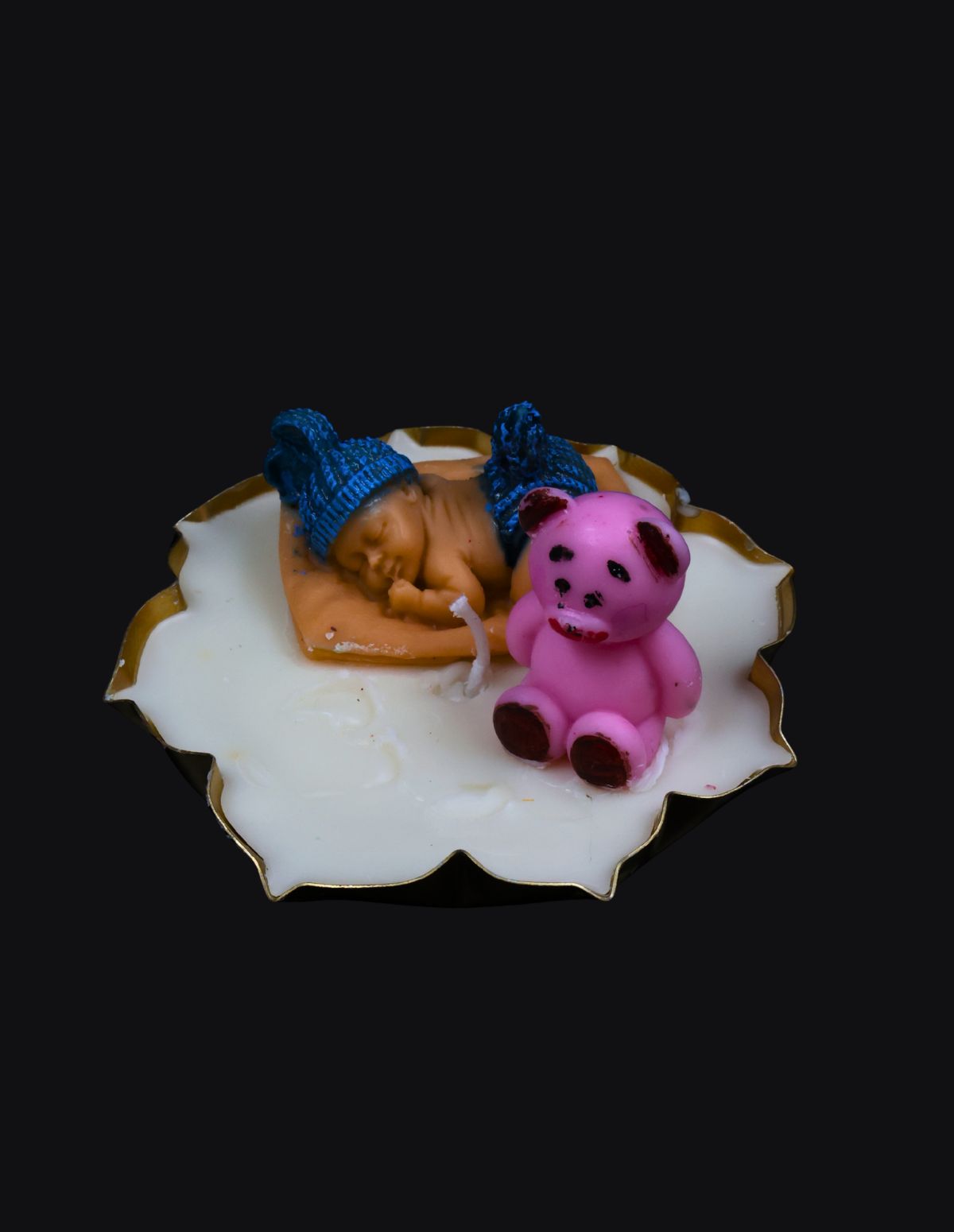 Baby Boy baby shower candel