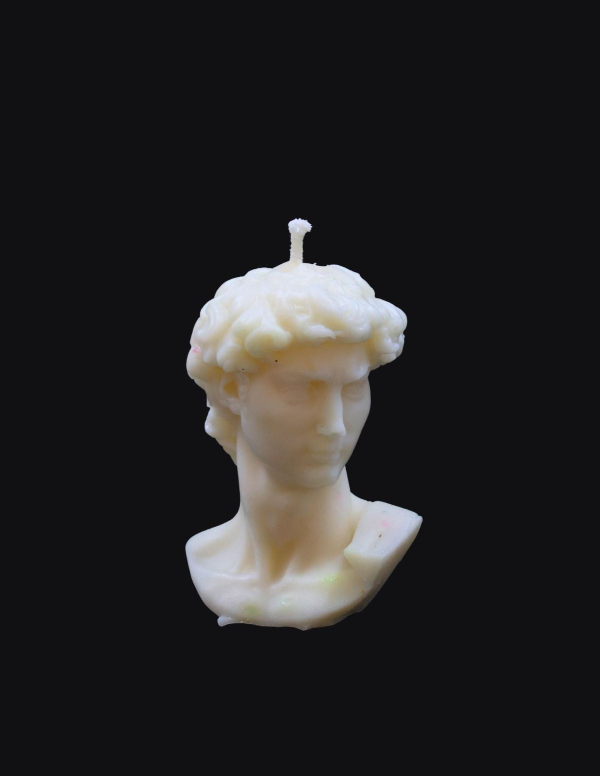 Greek God Scultued Candel