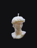 Greek God Scultued Candel