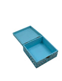 The Azure Aaina Mirror-Work Keepsake Box