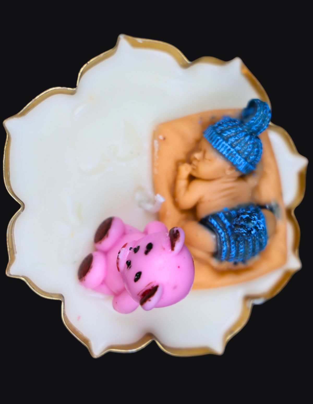 Baby Boy baby shower candel