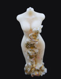 Golden Bloom Goddess Candle