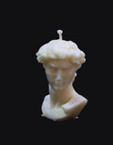 Greek God Scultued Candel