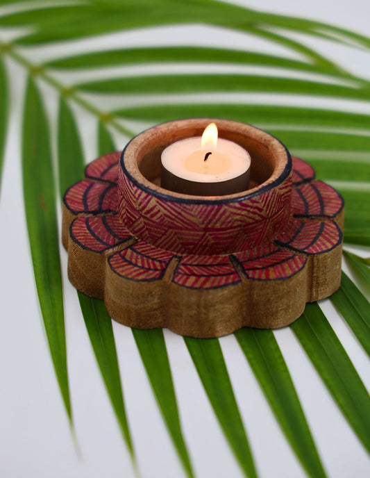 The Scarlet Petal Tealight Holder