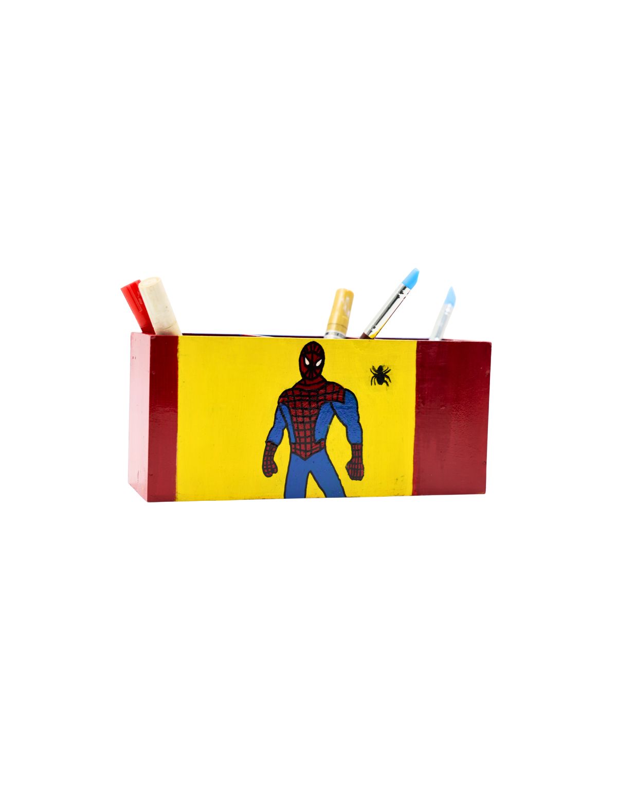 Superhero-Themed Horizontal Pen Stand