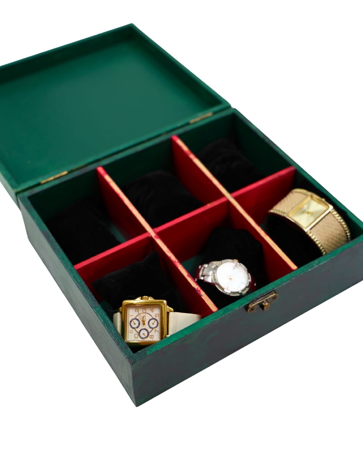 The Emerald Peacock Timepiece Case