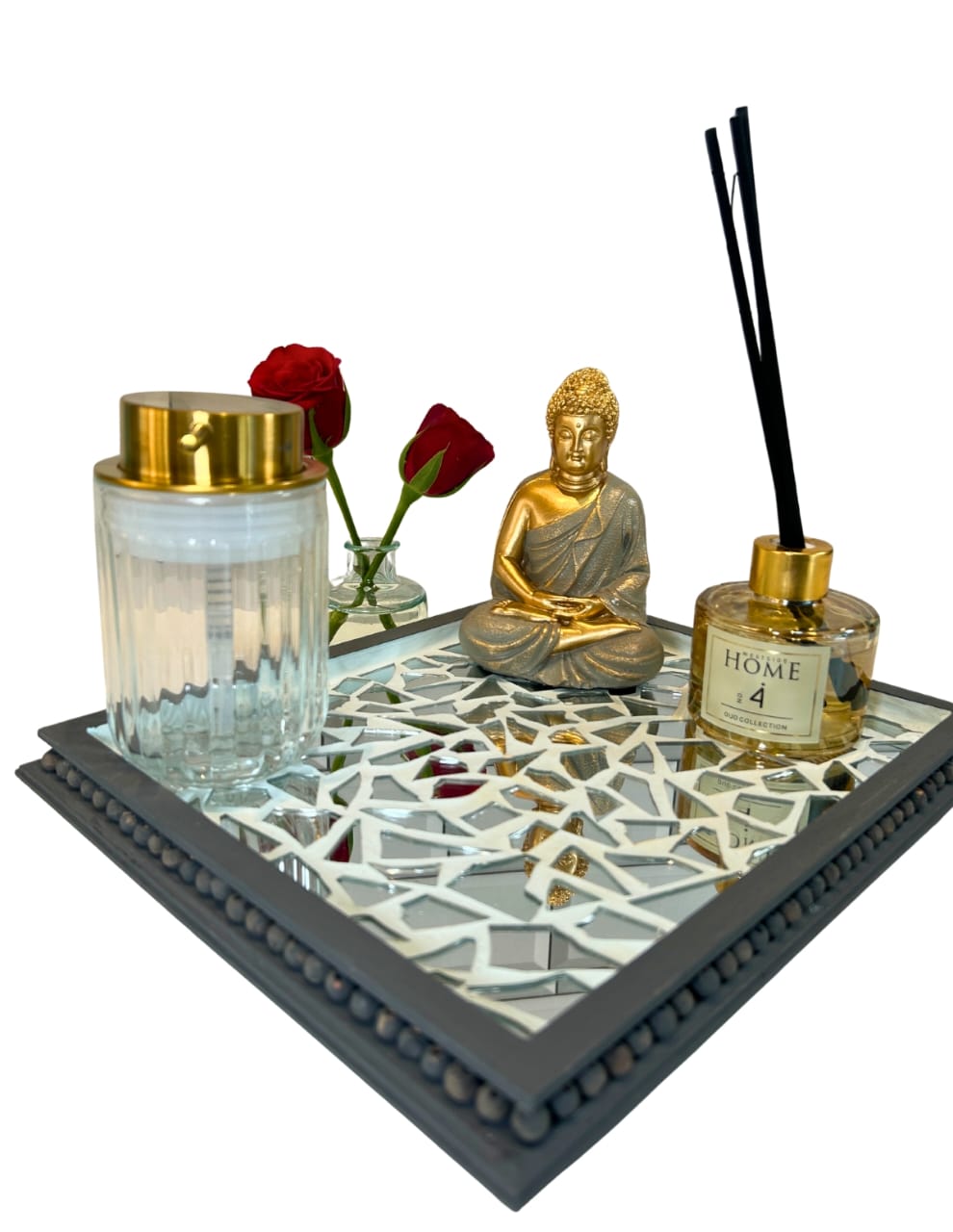 The Shattered Mirror Bath Caddy